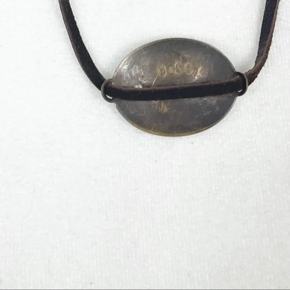 Vintage Romans 8:28 Pendant Leather Strand Necklace Unisex - Picture 3 of 9